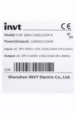 INVT VFD 110/132KW - Image 3