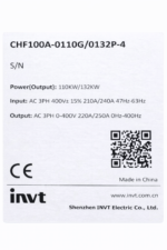 INVT VFD 110/132KW - Image 5