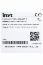 INVT VFD 75/90KW - Image 3