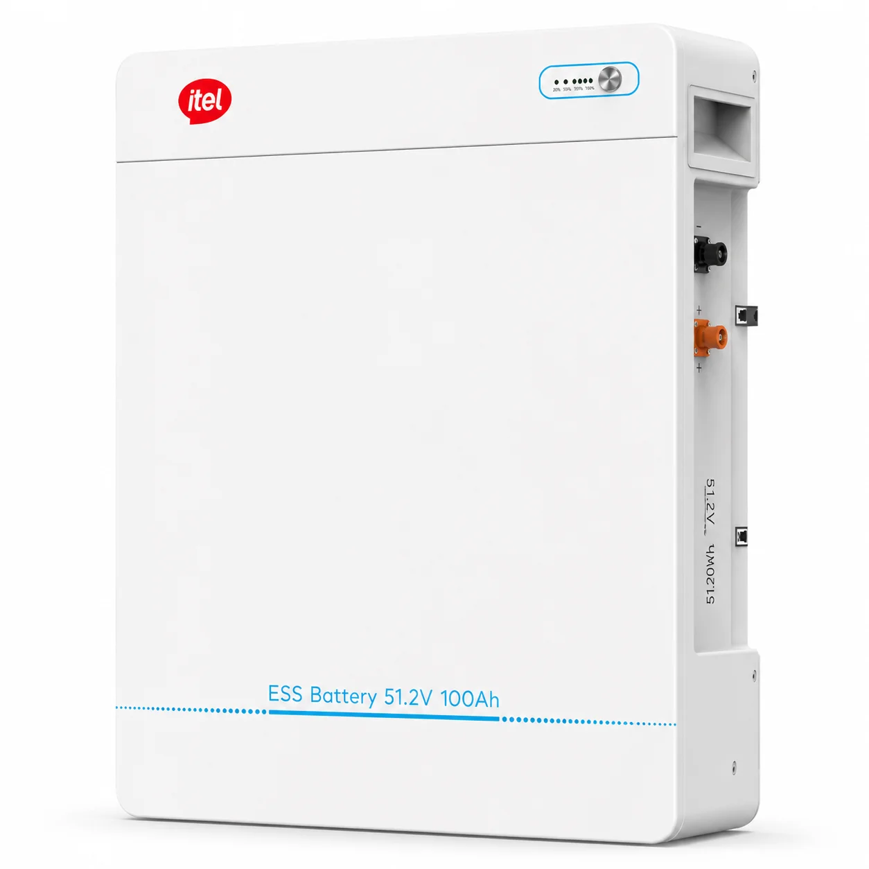 itel 51.2V 100Ah 5.12kWh Lithium Battery itel 51.2V 100Ah 5.12kWh Lithium Battery