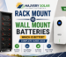 Rack mount vs wall mount batteries