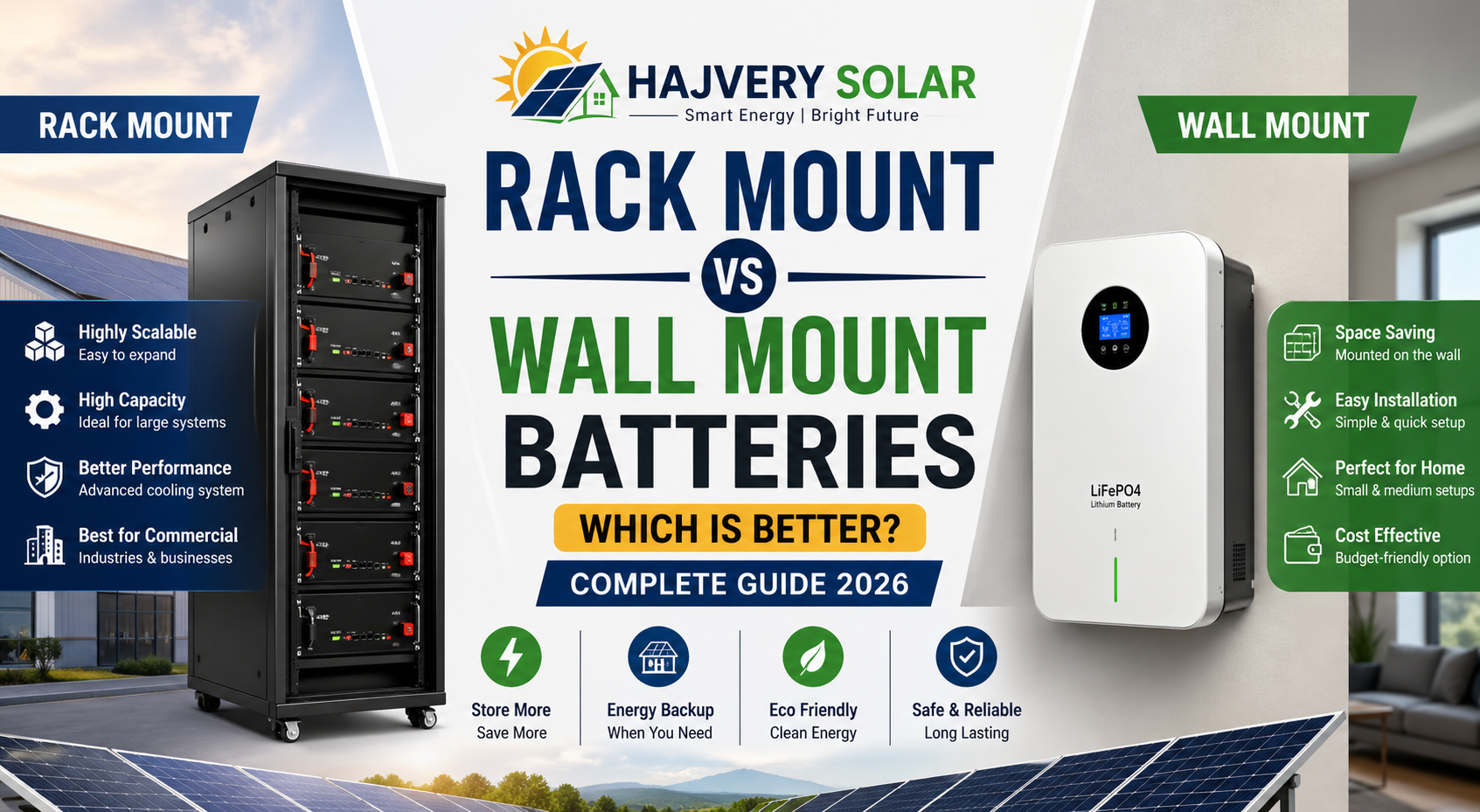 Rack mount vs wall mount batteries