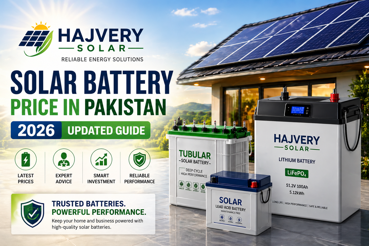 Solar battery solutions for your home