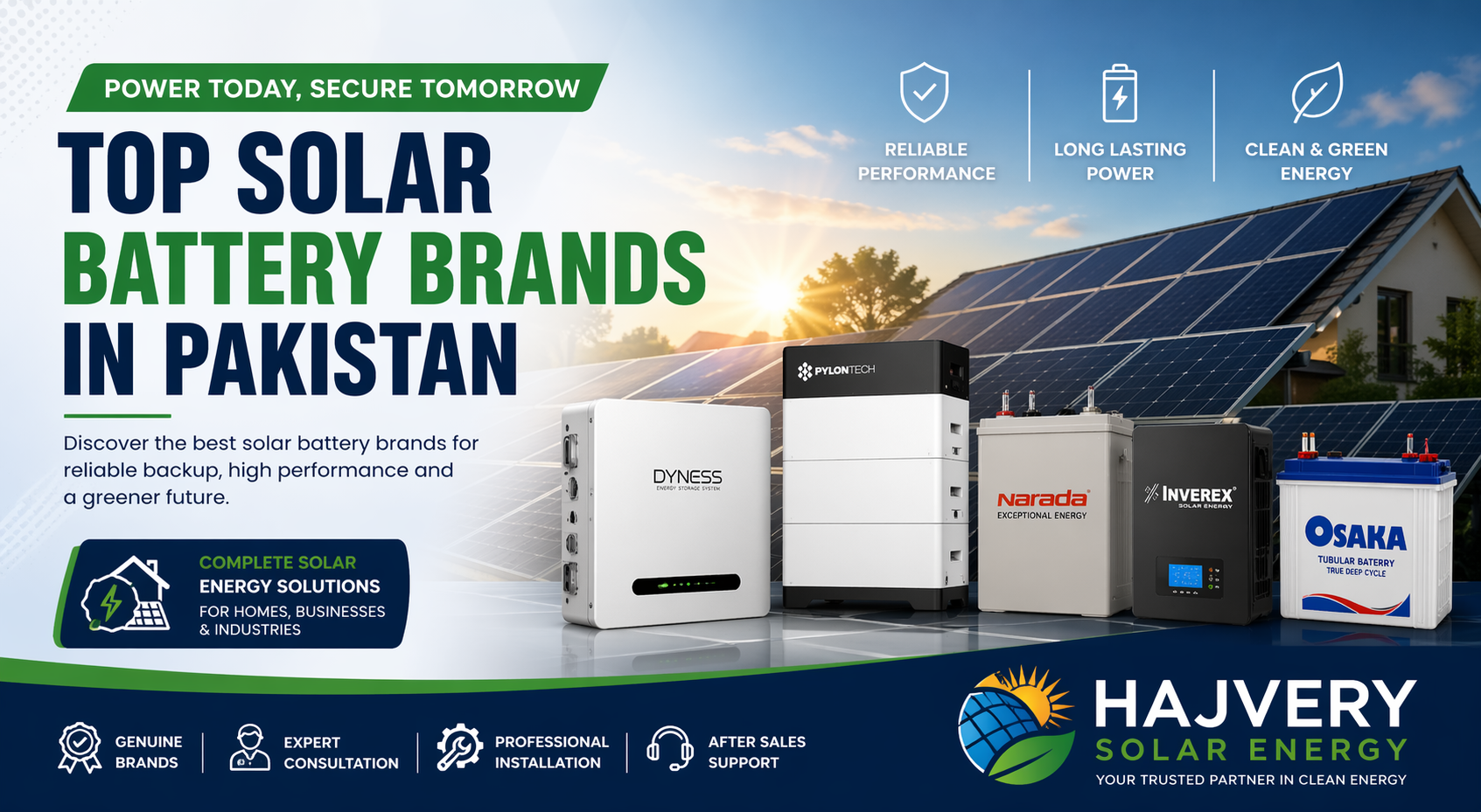 top solar battery brands in pakistan