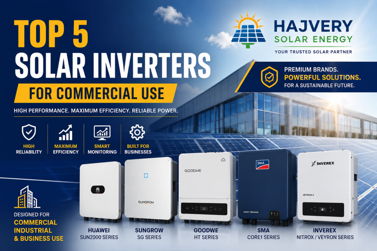Top 5 solar inverters for businesses