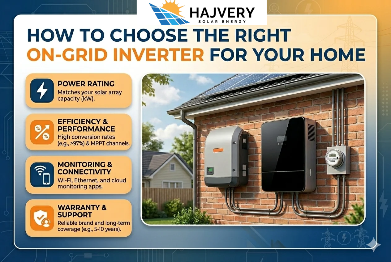 How to Choose the Right On-Grid Inverter for Your Home