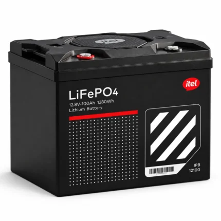 itel IPB-12100 12.8V 100Ah LiFePO4 lithium battery
