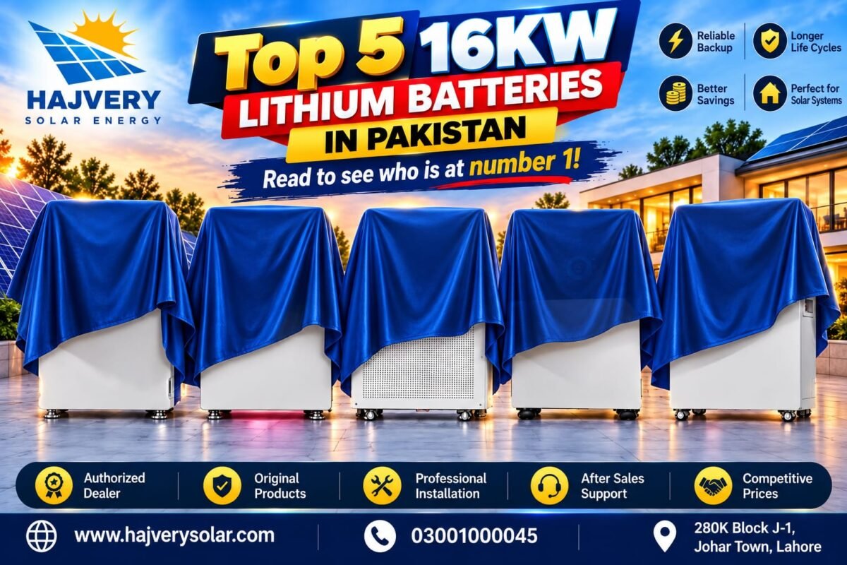 Op 5 16 kWh Lithium Batteries in Pakistan Price & Comparison 2026