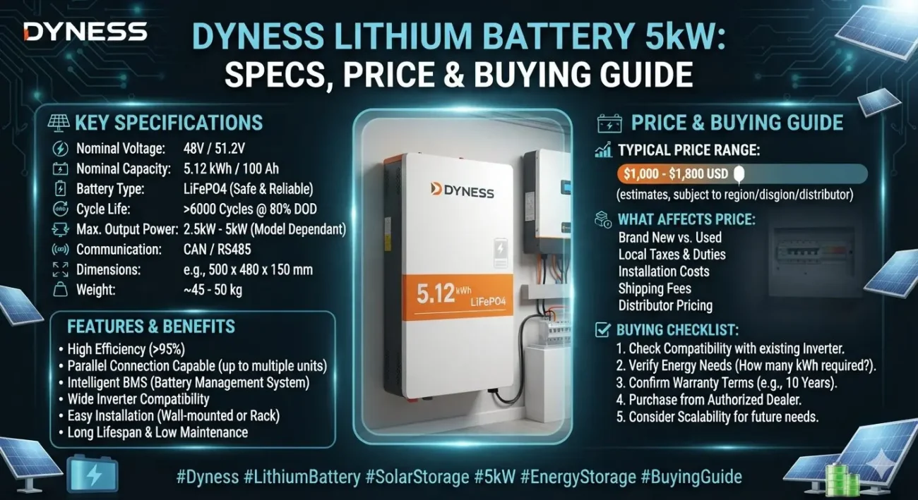Dyness Lithium Battery 5kW