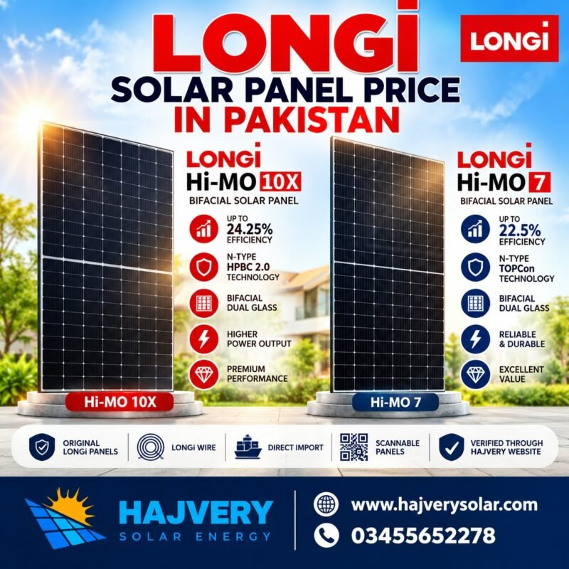 LONGi Solar Panel Price in Pakistan