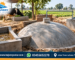 Biogas plant in Pakistan producing renewable energy from animal waste