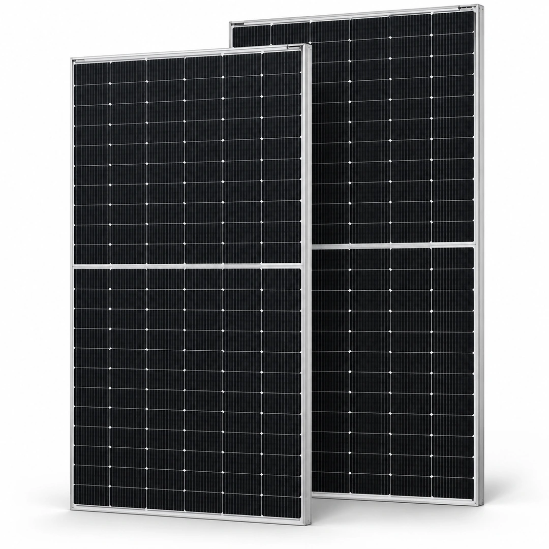 Inverex Mustang 720W Bifacial Steel Frame Solar Panel Inverex Mustang 720W bifacial dual-glass solar panel with steel frame