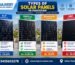 Types of solar panels in Pakistan showing HJT, TOPCon, monofacial and ABC panels